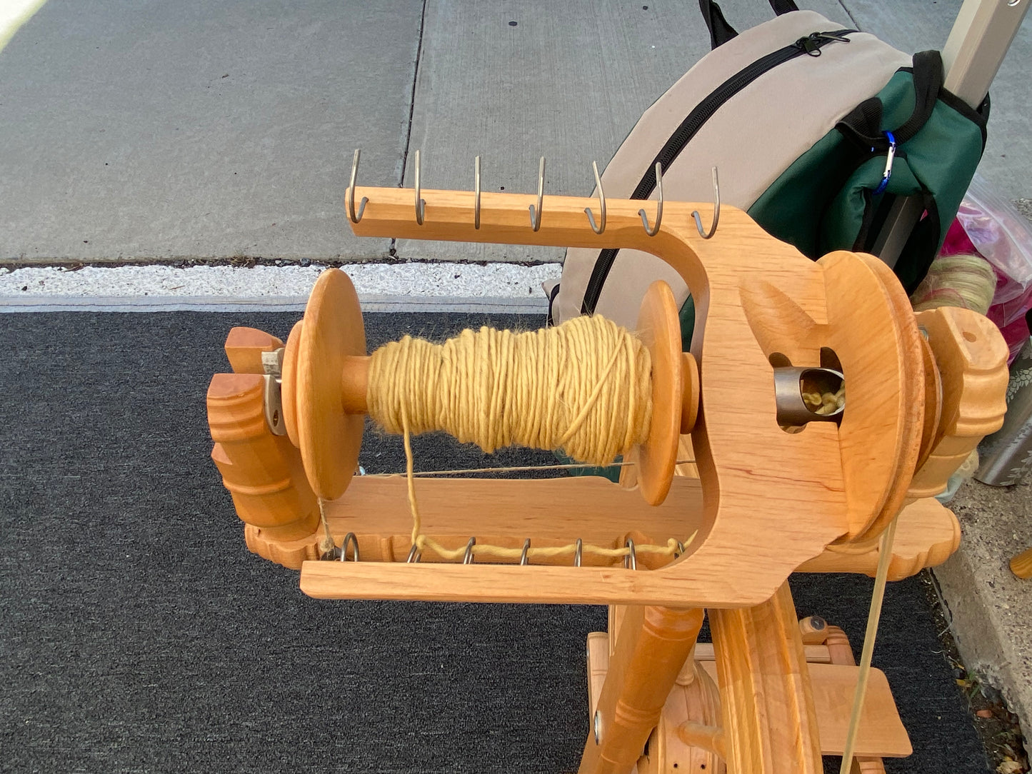 Spin Your Own Yarn on a spinning wheel