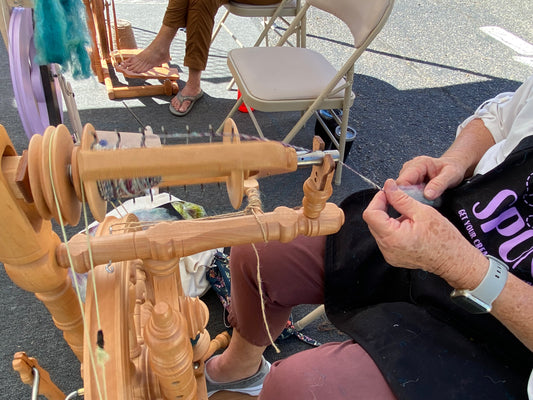 Spin Your Own Yarn on a spinning wheel