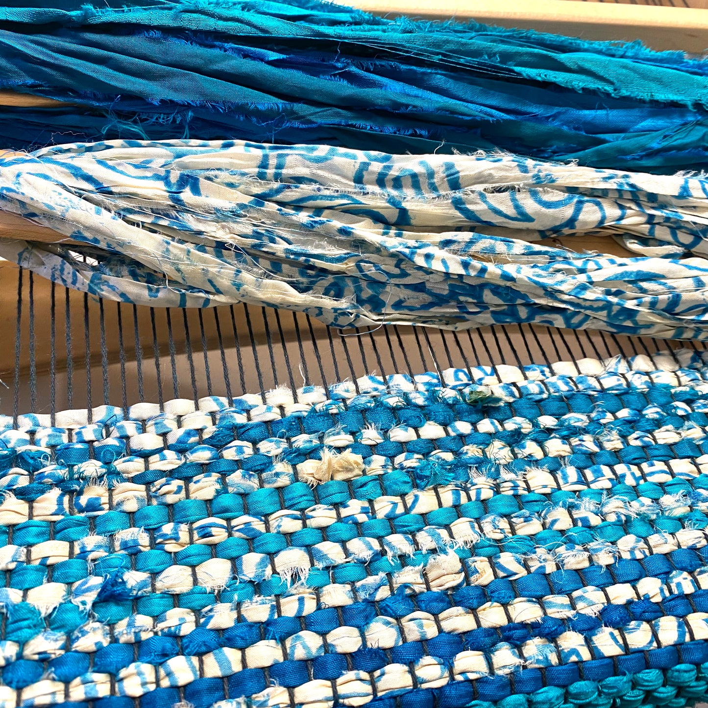 Get Warped! Full Day Rigid Heddle Weaving Workshop (Recycled Silk Placemat)