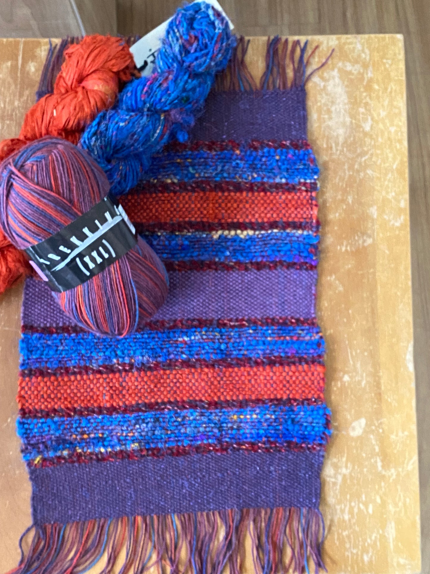 Get Warped! Full Day Rigid Heddle Weaving Workshop (Recycled Silk Placemat)