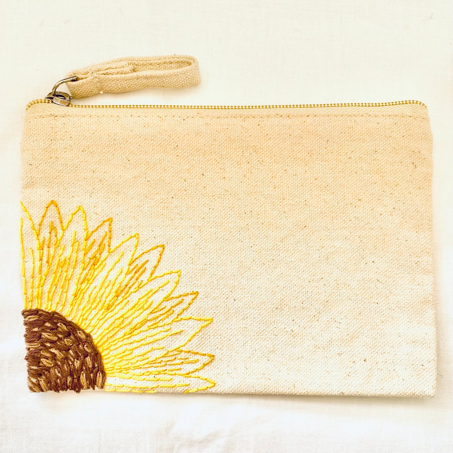 Zipper Pouch - Embroidered Designs