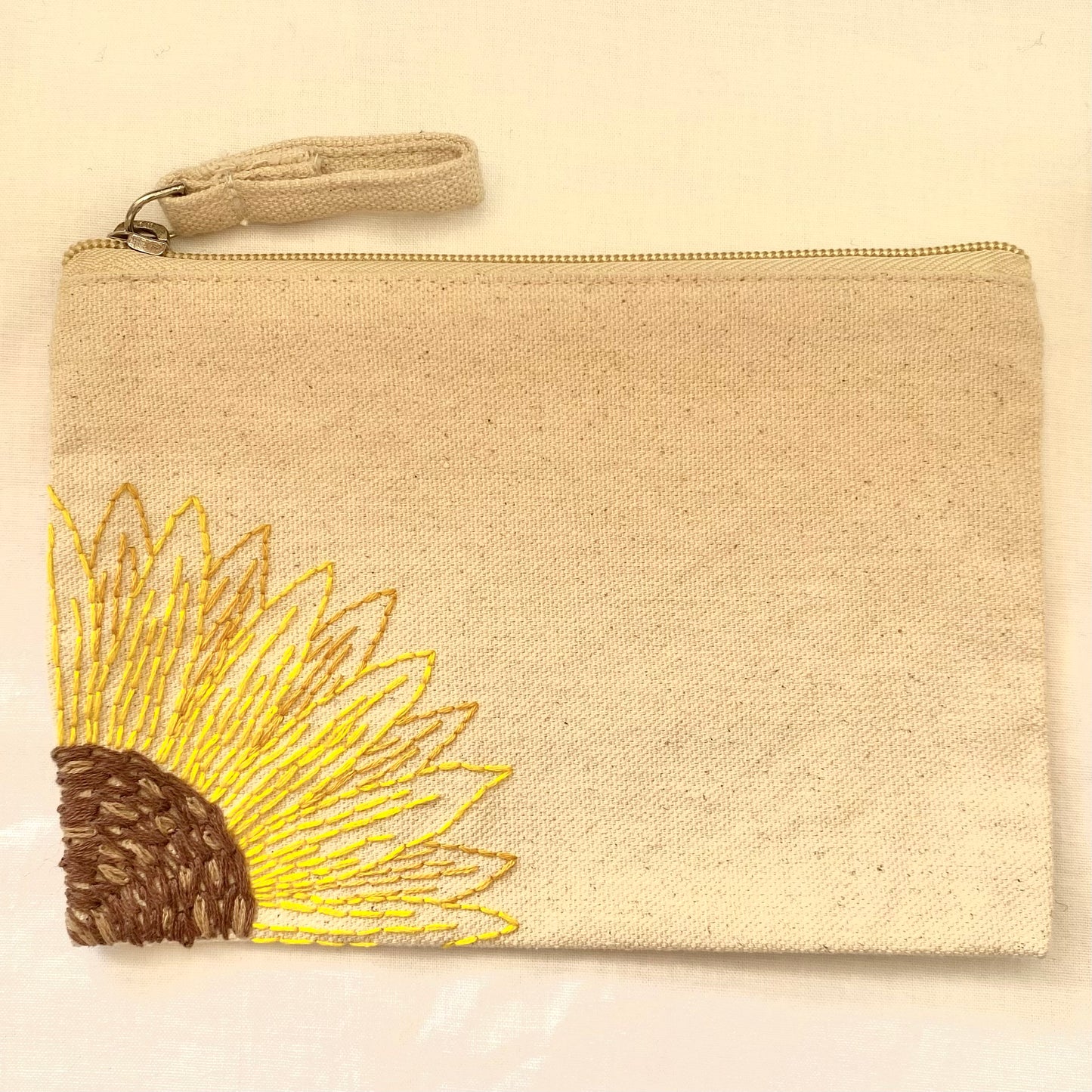 Zipper Pouch - Embroidered Designs