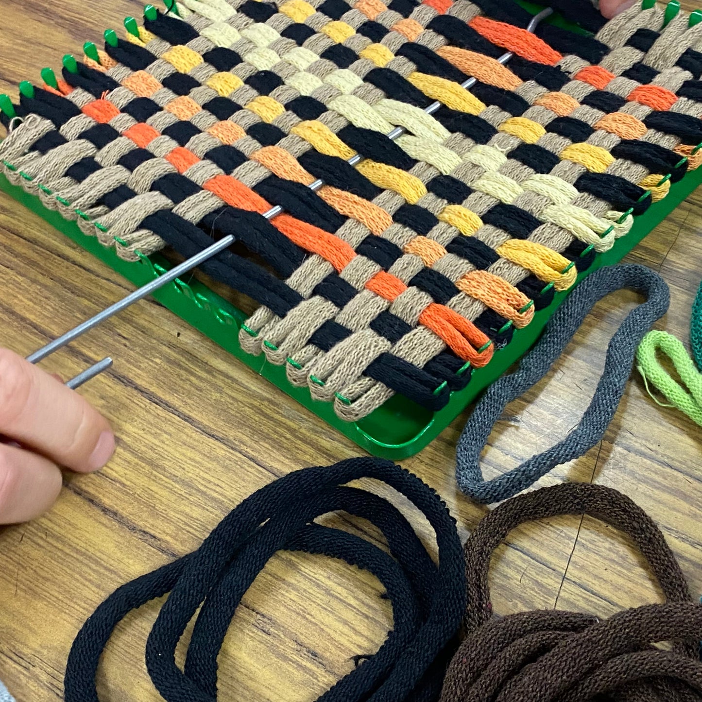 Kids Weaving - Potholder Loom