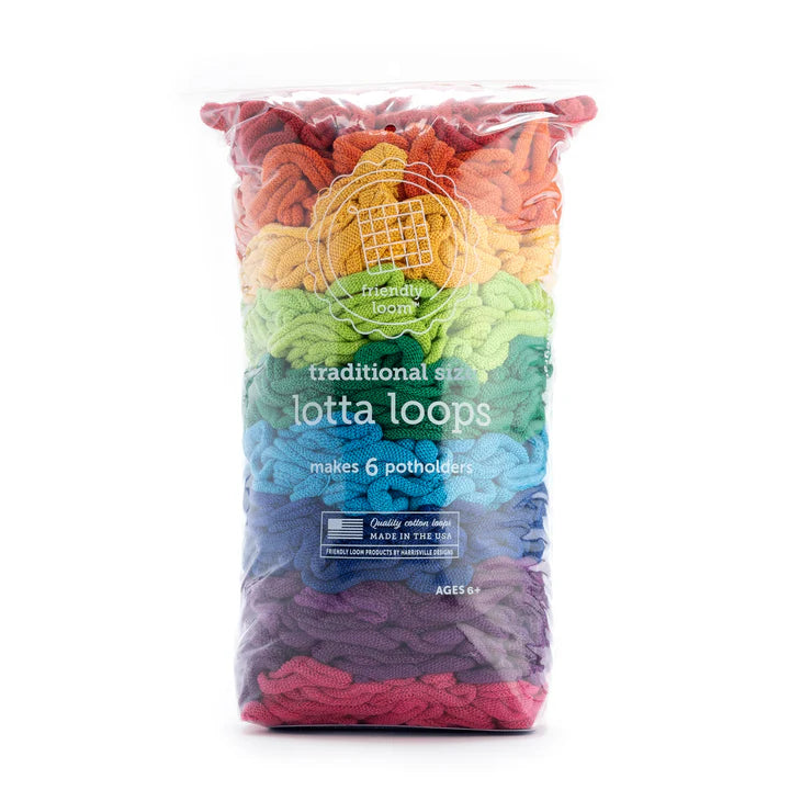 Cotton potholder loops