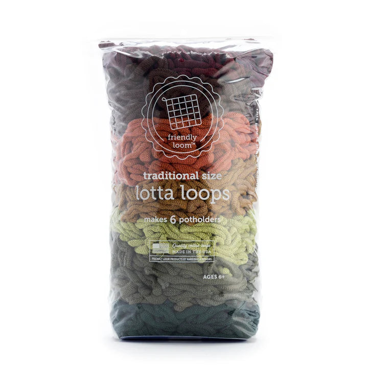 Cotton potholder loops