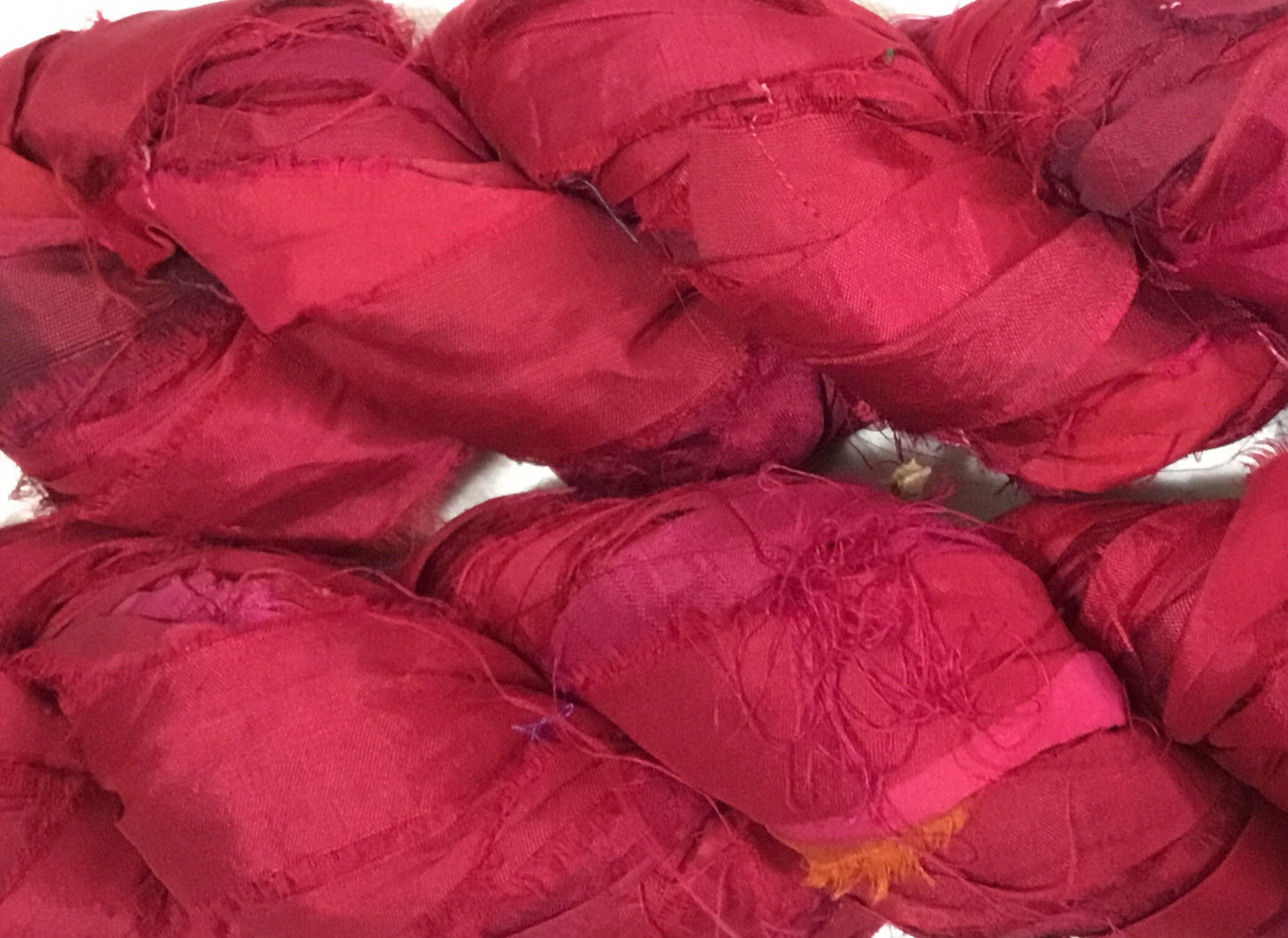 Rangeen Brights - silk sari ribbon