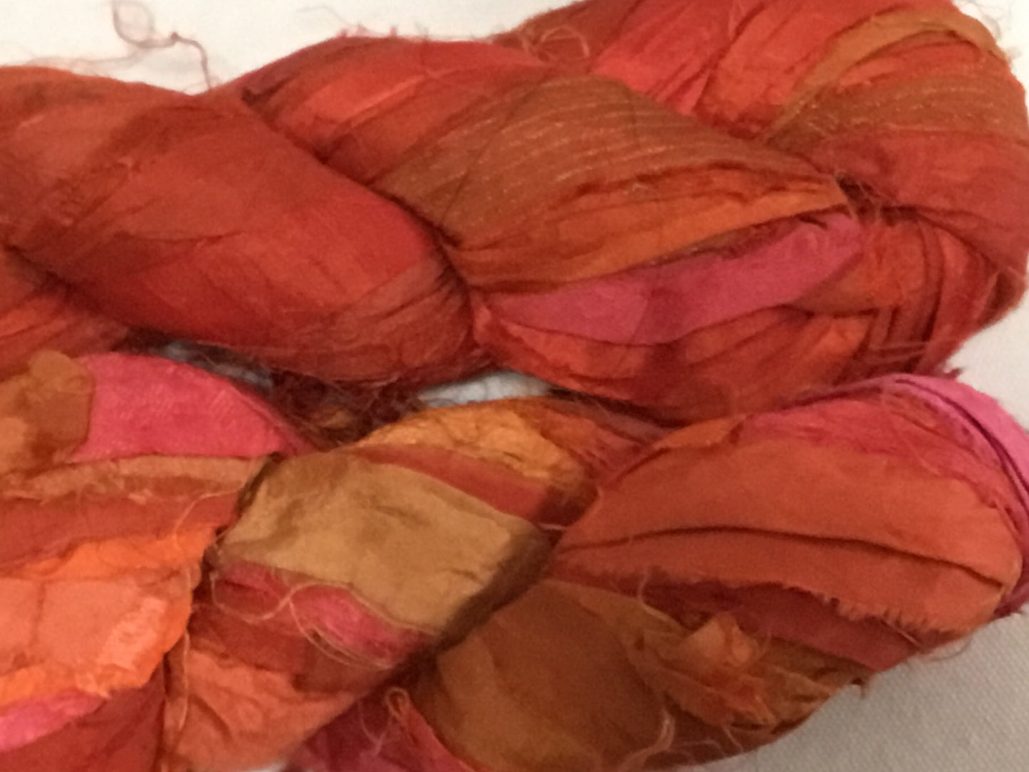 Rangeen Brights - silk sari ribbon