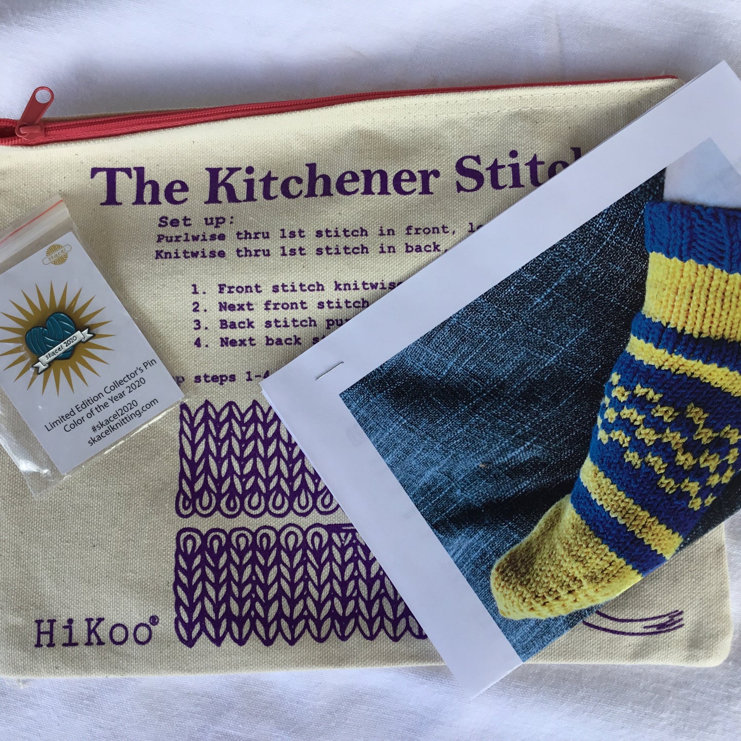 Checkerboard Dorm Socks kit